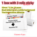 Nachfüll-Papier für Mini-Fotodrucker (3 Rollen)